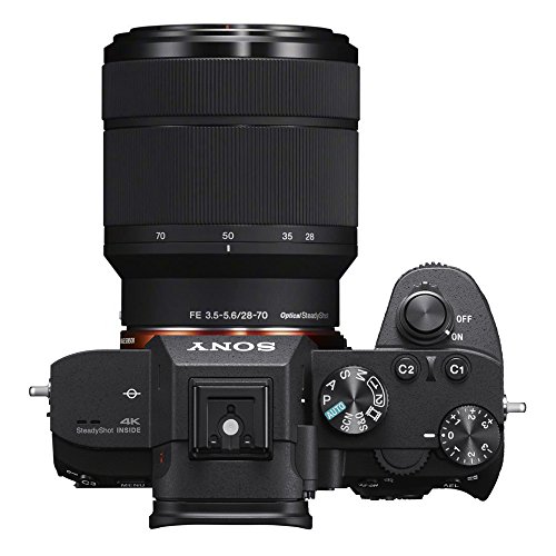 Sony a7III Full Frame Mirrorless Interchangeable Lens Camera with 28-70mm Lens + 64GB Memory & Flash a7III Accessory Bundle