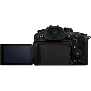 Panasonic Lumix GH6 Mirrorless Camera (DC-GH6BODY) + Sony 64GB Tough SD Card + Card Reader + Case + Flex Tripod + Hand Strap + Memory Wallet + Cap Keeper + Cleaning Kit (Renewed)