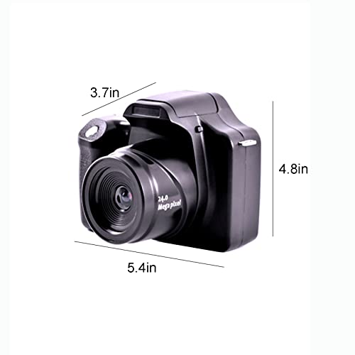 LONKITO Digital Camera for Photography and Video [Autofocus & Anti-Shake] 1080p HD Long Focus SLR Camera 24 Megapixel Digital Camera 18X Digital Zoom 3 Inch TFT-LCD Digital Camera