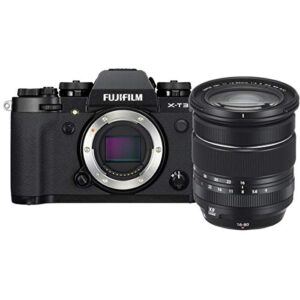fujifilm x-t3 mirrorless digital camera w/xf16-80mm lens kit – black