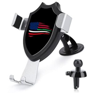 american italy flag car phone holder long arm suction cup phone stand universal car mount for smartphones