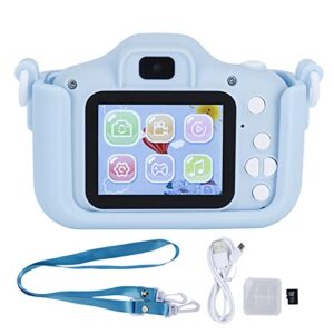 Children Camera, 40MP Cartoon Cat Photograph Camera 2.0in IPS Screen Kids Selfie Digital Camera with Puzzle Games Birthday Gifts (Blue)