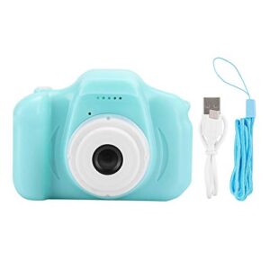 portable kids camera mini children kid camera digital video rechargeable camera toy with 2.0 inch tft color screen(green)