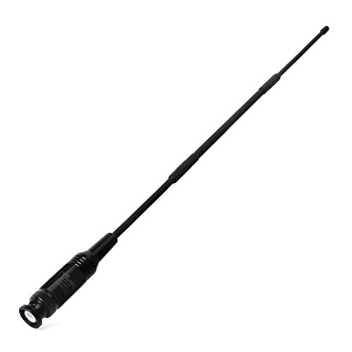 HYS CB 11Meter 27Mhz BNC 16.1inches Antenna for Cobra HH50WXST HH50 MRHH350FLT C75WXST HH38WXST Midland 75-822 75-785 MHS75 Uniden BC75XLT PRO401HH BC125AT Handheld CB Radio Transceiver