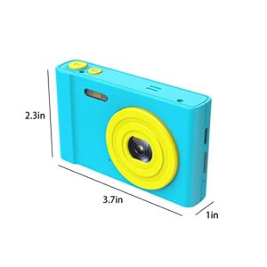 Digital Camera for Teens Kids - Mini 2.4 Inch 1200 W Color Children's Camera with Flash, Lighting, Taking Photos, Recording, Listening to Music(No Card)