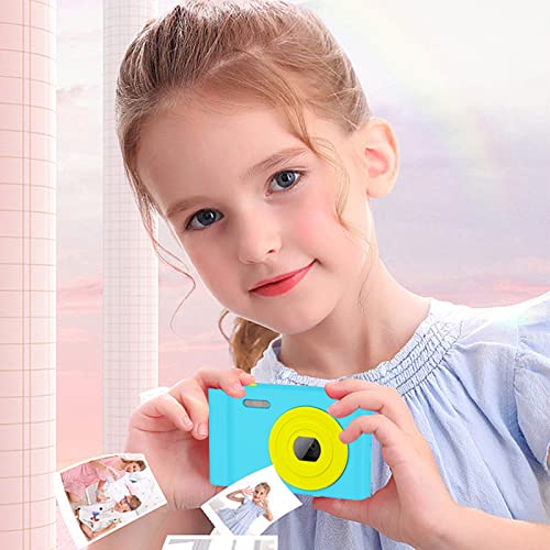 Digital Camera for Teens Kids - Mini 2.4 Inch 1200 W Color Children's Camera with Flash, Lighting, Taking Photos, Recording, Listening to Music(No Card)