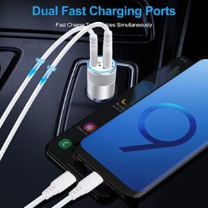 Android Type C Pixel 7 Fast Wall Charger for Google Pixel 7 Pro/6 Pro/6/5a/4XL,Samsung Galaxy S23 Ultra A23 A14 A04s S21 FE S22 A53 A13 A03s,20W PD USB C Charger Box 30W Car Adapter 6FT USB C-C Cable