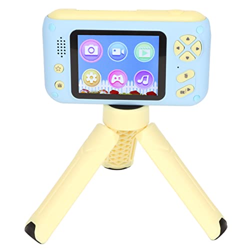 Kids Camera, 2.4Inch IPS HD Screen 180 Degree Front Back Flip Camera Design, Photo Video Game MP3 Function, Digital Camera for Kids Ages 3 to 9
