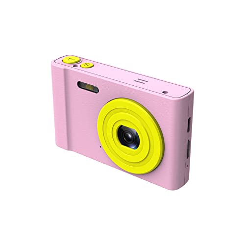 Kids Camera for Boys and Girls Digital Camera with Memory Card 16X Zoom Vlogging Camera 1080P Video Recorder with Multiple Unique Functions Great Birthday Electronic Toys for Children (Pink 16GB)