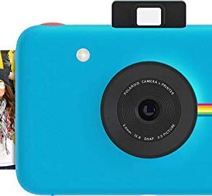 Zink Polaroid Snap Instant Digital Camera (Blue) with ZINK Zero Ink Printing Technology