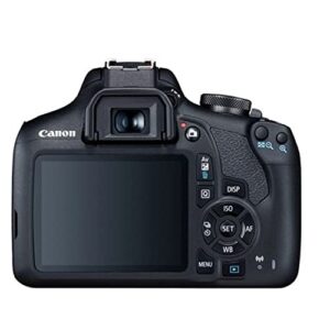 Canon EOS 2000D (Rebel T7) DSLR Camera w/18-55mm F/3.5-5.6 Zoom Lens + 2X 64GB Memory + Case + Filters + Tripod + More (35pc Bundle)