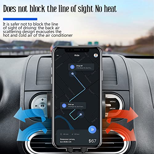 Car Phone Holder for CD Slot, Cell Phone Mount for CD Player, Magnetic or One Button Release, Silicone Pad Protection and 360° Rotation, Compatible with All iPhone, Android, Smartphones