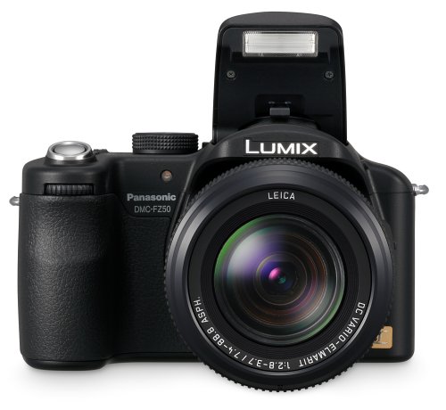 Panasonic DMC-FZ50 10.1MP Digital Camera with 12x Optical Image Stabilized Zoom (Black)