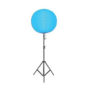 feit electric portable led inflatable ball light – 6-bright color changing options – tripod and carrying case included – perfect for parties and events