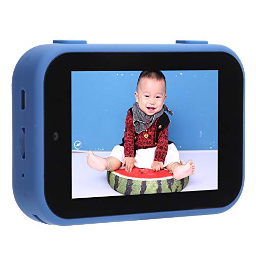 Vifemify Digital Kids Camera 3.5in HD Eye Protection Screen Player Photography Toy Birthday Gift for Children Cameras for Kids (Blue)