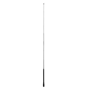 hys 70-1000mhz wide band telescopic antenna sma-female mobile radio antenna for baofeng uv5r uv5re bf-888s series kenwood/hyt/lintont series two way radios ht scanner