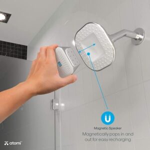 Atomi Removable Magnetic Bluetooth Speaker Showerhead