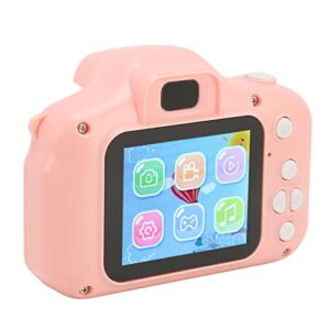 Oumefar Portable Camera, Pink Cute 400mAh Battery Multi Mode Filter Kids Digital Camera 1080P HD Video for Outdoor Digitalcamera