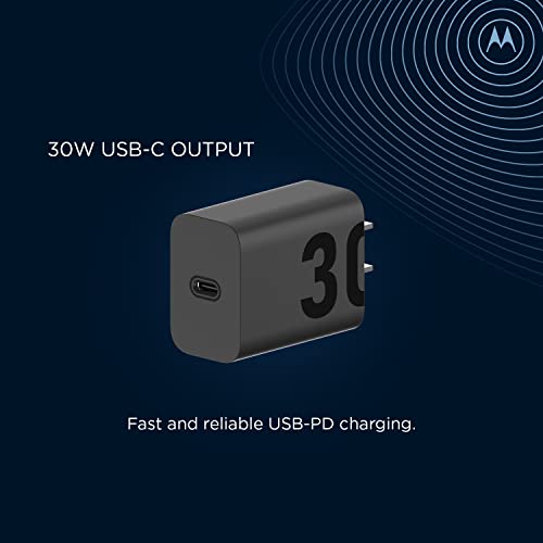 Motorola TurboPower 30 USB-C Charger - No Cable