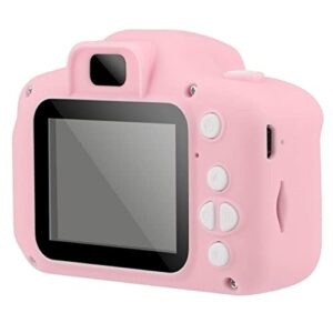 kaadlawon children’s digital camera 2.0 lcd mini camera hd 1080p children’s sports camera portable toy chritmas birthday festival gift for kids (pink)