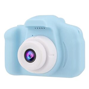 Kaadlawon Children's Digital Camera 2.0 LCD Mini Camera HD 1080P Children's Sports Camera Portable Toy Chritmas Birthday Festival Gift for Kids (Blue)