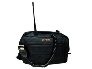 x-fire® molle radio chest harness admin pouch pack tool bag with dual antenna ports