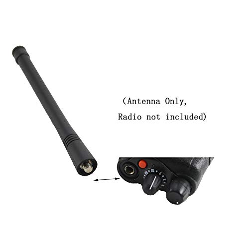 NAD6502AR Antenna Compatible for Motorola HT750 HT1250 CP200 CP200D CP040 CP140 CP150 CP160 CP180 CP185 EP450 PR400 P1225 PRO3150 PTX600 PTX700 PTX760 Two Way Radio 3 Pack VHF 146-174 Mhz