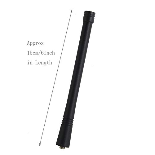 NAD6502AR Antenna Compatible for Motorola HT750 HT1250 CP200 CP200D CP040 CP140 CP150 CP160 CP180 CP185 EP450 PR400 P1225 PRO3150 PTX600 PTX700 PTX760 Two Way Radio 3 Pack VHF 146-174 Mhz