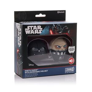 Bitty Boomers Star Wars Darth Vader with Removable Helmet Bluetooth Speaker, Multicolor