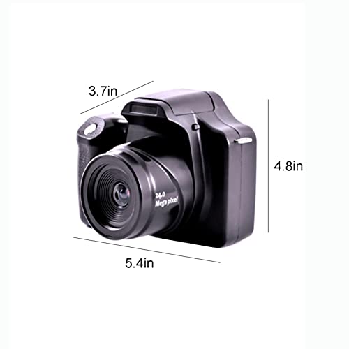 1080p HD Long Focus SLR Camera, 24 Megapixel Digital Camera, 18X Digital Zoom 3 Inch TFT-LCD Screen Camera, Electronic Anti-Shake Portable Mini Rechargeable Camera Gifts for Girls Boys