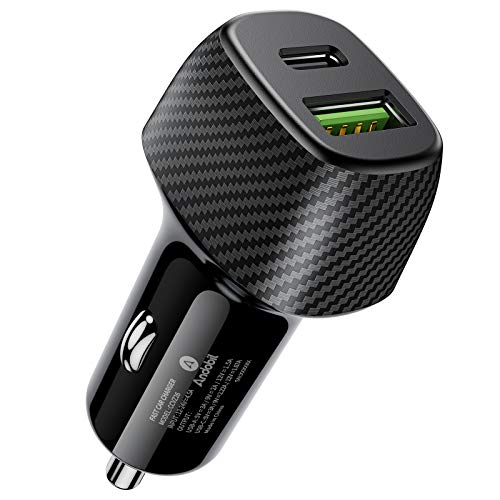 [Newest & Fastest] andobil USB C Car Charger [Fast Charging & Power-Consuming APP Friendly] 38W Dual Port Car Adapter Compatible with Magsafe, iPhone 14 Pro, 14 Plus, 14 Pro Max, All iPad and iPad Pro