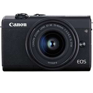 Canon EOS M200 EF-M 15-45mm is STM Kit (Black) (Renewed)