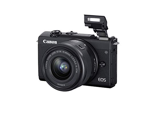 Canon EOS M200 EF-M 15-45mm is STM Kit (Black) (Renewed)