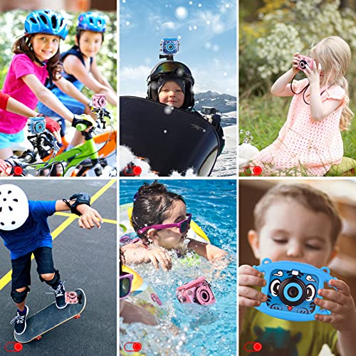 Rehomy Waterproof Camera for Outdoor Sports 1080P Toddler Digital Camera with 2GB Memory Card