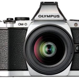 Olympus OM-D E-M5 16MP Live MOS Mirrorless Digital Camera with 3.0-Inch Tilting OLED Touchscreen and 12-50mm Lens (Silver) (Discontinued by Manufacturer)