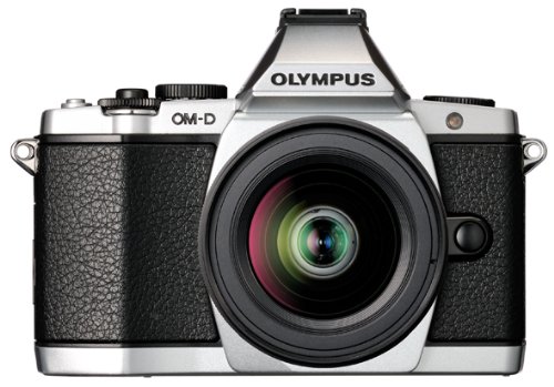 Olympus OM-D E-M5 16MP Live MOS Mirrorless Digital Camera with 3.0-Inch Tilting OLED Touchscreen and 12-50mm Lens (Silver) (Discontinued by Manufacturer)