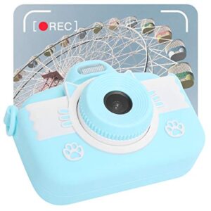 Children Full HD Digital Camera 2.8in Touch Display Screen Video Camera Toy Gifts Cameras for Kids (Blue)