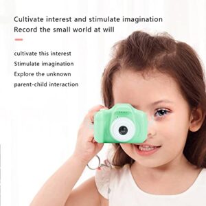 Mini Camera Toy Camera Children's Mini Camera Children's Selfie Camera Shock-Proof Camera (Green)