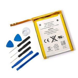 reytric replacement battery compatible ipod touch 4 4th generation with installation tools 930mah 3.7v 3.44whr