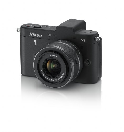 Nikon 1 V1 10.1 MP HD Digital Camera System with 10-30mm VR 1 NIKKOR Lens (Black)