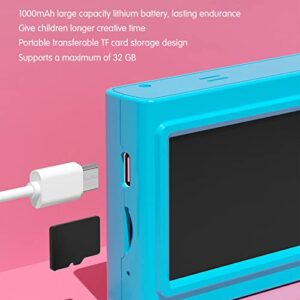 Kids Color Camera, 2.4 Inch 1200 W Mini Children Camera with Flash, Lighting, Taking Photos, Recording, Listening to Music+32g Memory Card