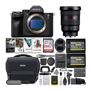 sony alpha a7s iii mirrorless digital camera with 16-35mm g-master lens bundle (6 items)
