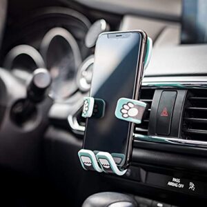 Hug Buddy Boston Terrier Dog Air Vent Car Phone Holder, Adjustable, Universal Fit, Cell Phone Mount Compatible with iPhone, Samsung Galaxy, LG, Google, Nexus 5X, Moto, Black and Other Smartphones