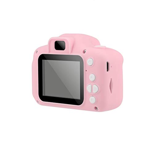 MOMKER Children's Mini Children's LCD Sports Camera Camera 1080P HD Digital Camera 2.0 for Year Old Girls (Pink, One Size)