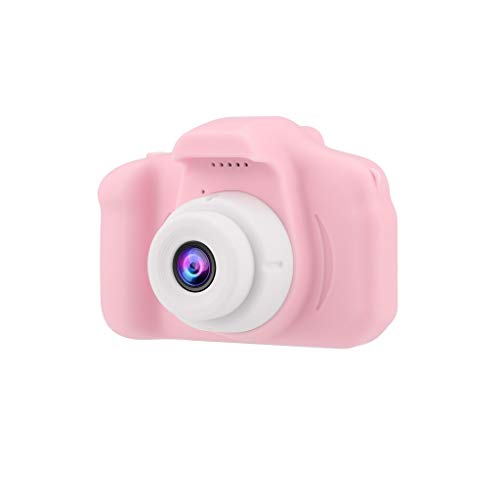 MOMKER Children's Mini Children's LCD Sports Camera Camera 1080P HD Digital Camera 2.0 for Year Old Girls (Pink, One Size)