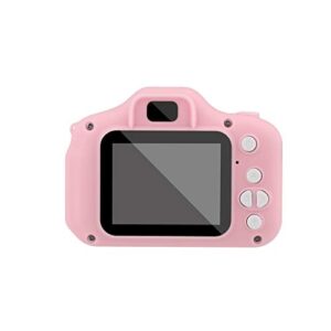 MOMKER Children's Mini Children's LCD Sports Camera Camera 1080P HD Digital Camera 2.0 for Year Old Girls (Pink, One Size)