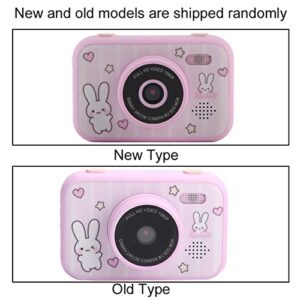 Vifemify Digital Kids Camera 3.5in HD Eye Protection Screen Player Photography Toy Birthday Gift for Children Cameras for Kids (Pink)