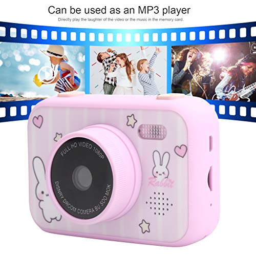 Vifemify Digital Kids Camera 3.5in HD Eye Protection Screen Player Photography Toy Birthday Gift for Children Cameras for Kids (Pink)