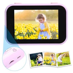 Vifemify Digital Kids Camera 3.5in HD Eye Protection Screen Player Photography Toy Birthday Gift for Children Cameras for Kids (Pink)