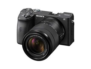 sony alpha a6600 mirrorless camera with 18-135mm zoom lens (renewed)